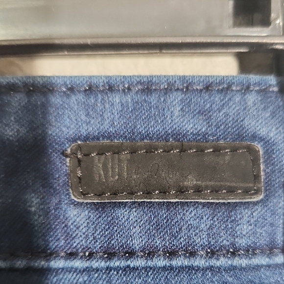 Kut from the Kloth Jeans Size 6 Diana Skinny Blue Ankle Cropped Jeans Hemmed - Picture 3 of 11
